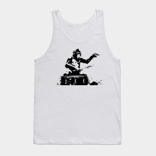 monkey plays the drums Tank Top